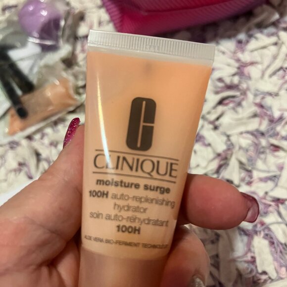 NEW Clinique 8pc Kit Cleaning Balm Face Soap Moisture Mask Eyeliner Mascara Bag - Picture 2 of 16